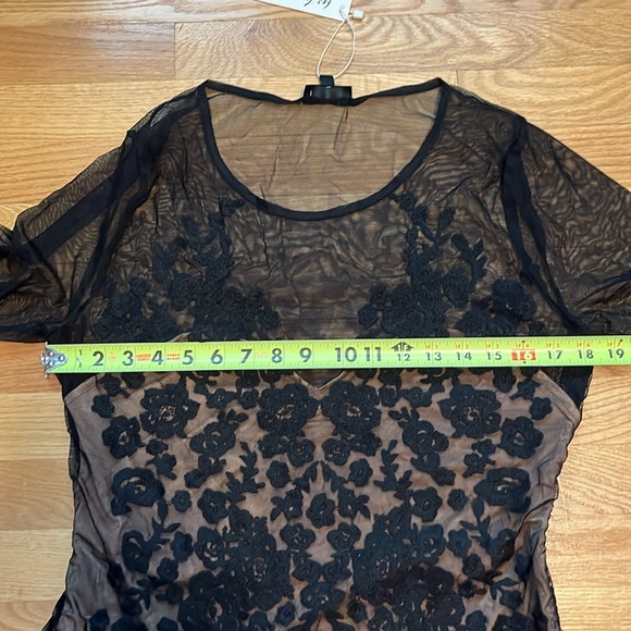 NWT For Love and Lemons Luau Mini Dress in Black Size Large - Picture 8 of 12